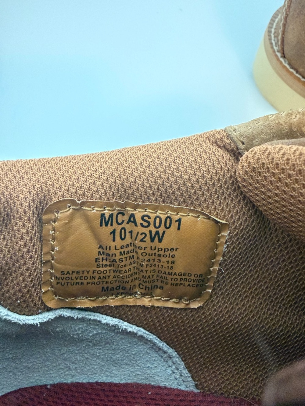 Twisted X Boot Barn Brown Leather Moc Steel Toe Chukka Boots NWT Size 10.5 W - Picture 10 of 11